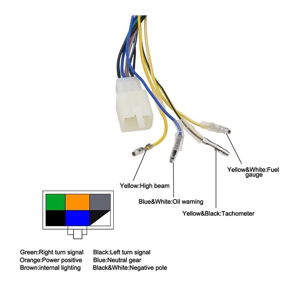 Motorcycle Speedometer with RPM for Suzuki AX100 Digital Moto Speedometer Meter Gauge Cluster