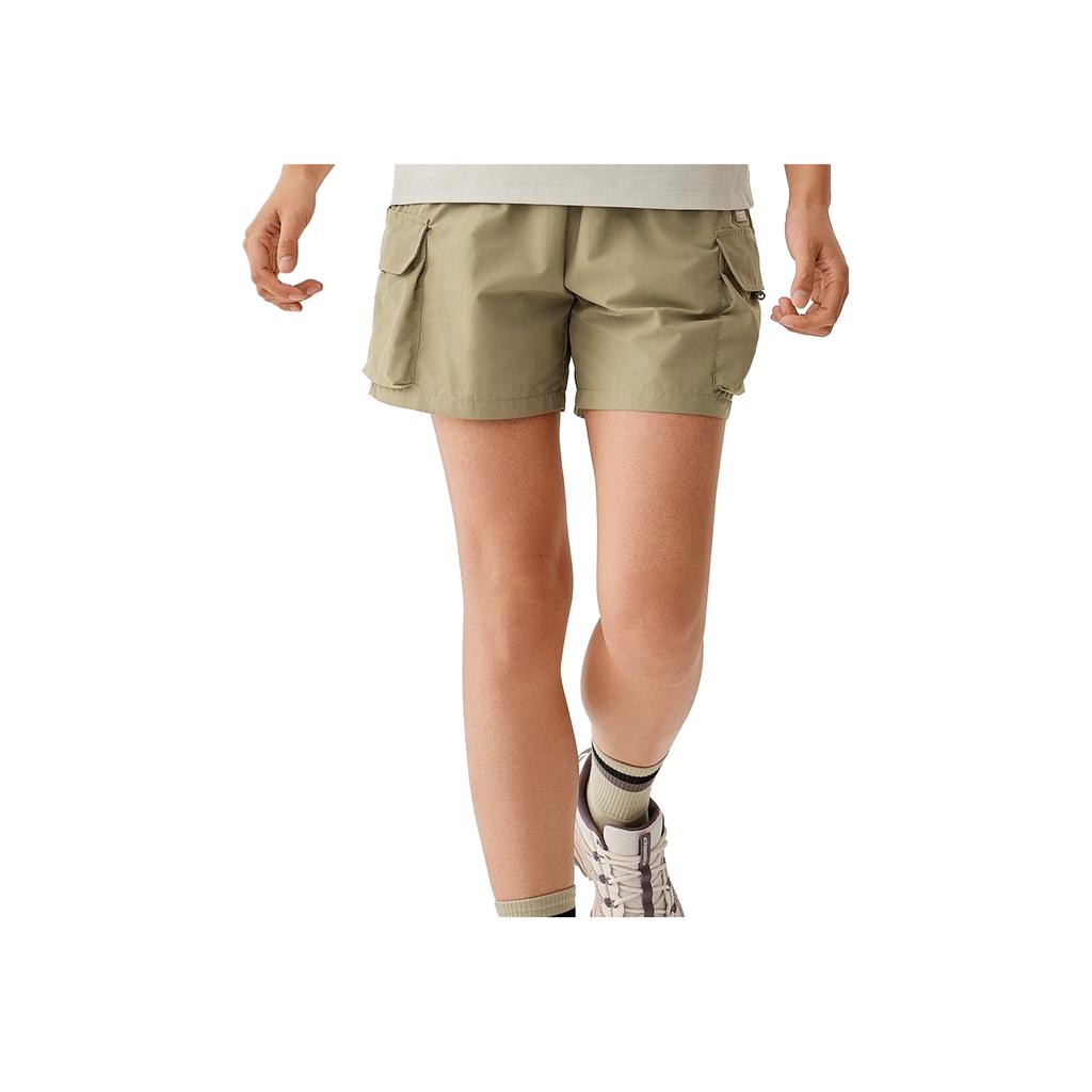 Skechers Water-Resistant Outdoor Loose-Fit Versatile Lace-Up Cargo Shorts Women shorts Yew P225W132-03EN