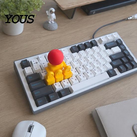 Fighting Game Joystick Mod Keycap Keyboard Attachment, WASD Direction Keys Directional Control for Arcade Game, 4-Way Mechanical