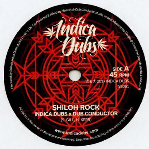 7inch Record INDICA DUBS, DUB CONDOCTOR - Shiloh Rocks / Dub ISS051 Indica Dubs UK 2017 UK Reggae, Ska & Dub