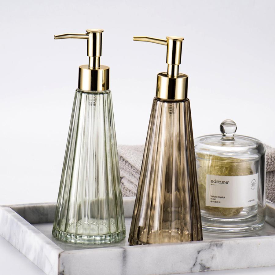 Sticlă de loțiune în formă de umbrelă, dozator de săpun de lux, 300 ml, reîncărcabilă, sticlă de gel de duș lichid, pentru baie de hotel