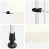 Manual Retractable Awning 300 Cm Cream White