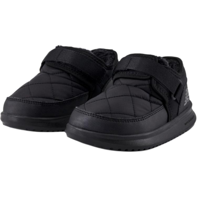 New Balance Moc Comfortable Versatile Warm Low-Top Walking Shoes Baby Shoes Black IHMOCQL2