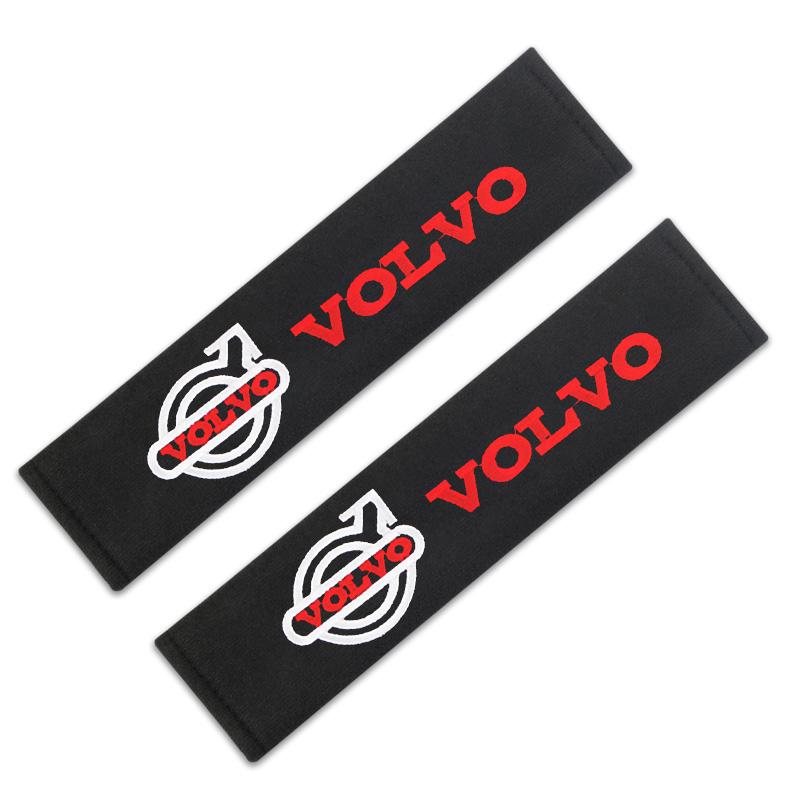 2pcs Cotton flannel carbon fiber protection Cover case For Volvo XC60 XC90 S60 V50 V60  V70 V90 S90 Accessories