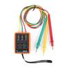 SM852B Portable Phase Sequence Tester, 3-Phase AC Rotation Meter, Voltage/Current Detector, Phase Rotation Indicator for Electri