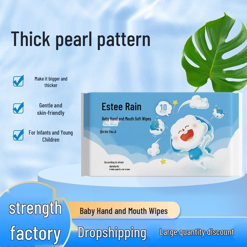 Большая упаковка влажных салфеток для дома и детей - 80 штук в упаковке, Семейная упаковка для запаса