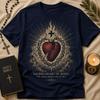 Sacred Heart of Jesus Shirt, Christian Faith T Shirt, Catholic Religious Shirt, Jesus Heart Tee, Vintage Christian Gift