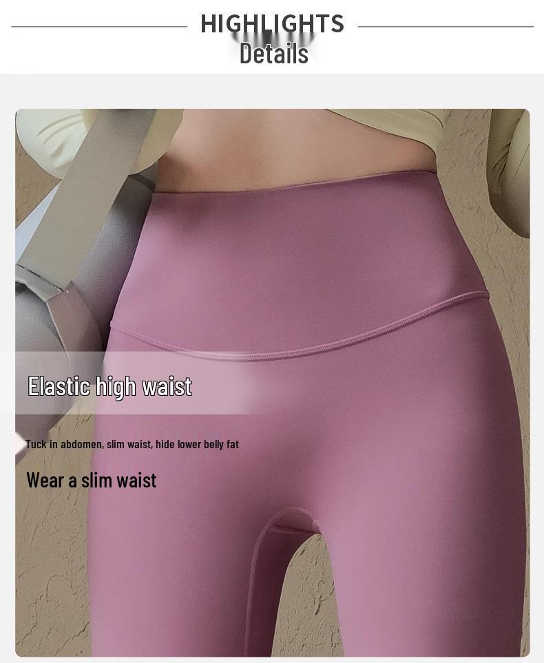 Women's High-Waisted Fleece-Lined Yoga Pants: Warm, Thick, Tummy Control, Butt Lifting, Plus Size, Tight Fit for Autumn/Winter.