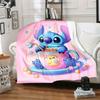 1pc Stitch Printing Blanket - Soft, All-Season Throw for Office Blanket, Personalized Gift with Adorable Cartoon Design