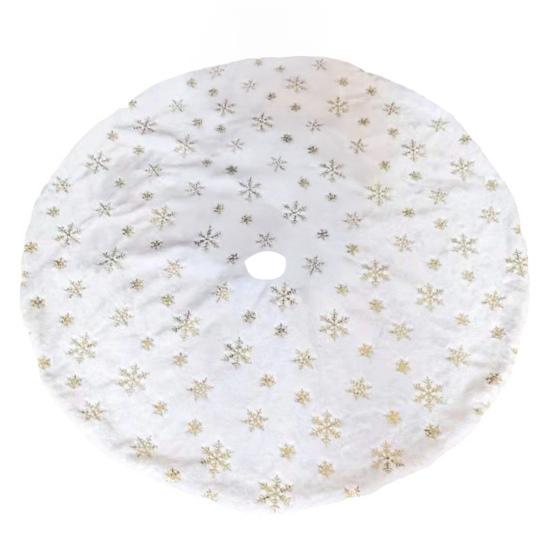 Faux Fur Christmas Tree Skirt White Furry Christmas Tree Skirt Thick