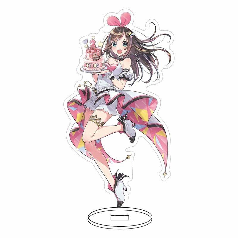 Hololive Vtuber Acrylic Stand Adorable Desktop Decor Featuring Fubuki Okayu Ayame Subaru Matsuri