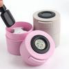 1pcs Plastic Eyelash Glue Storage Tank Temperature Humidity Digital Display Lashes Adhesive Jar