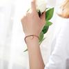 Fashion Charm Beaded Bracelets for Women Stainless Steel Beads Female Engrave Jewelry Bracelets