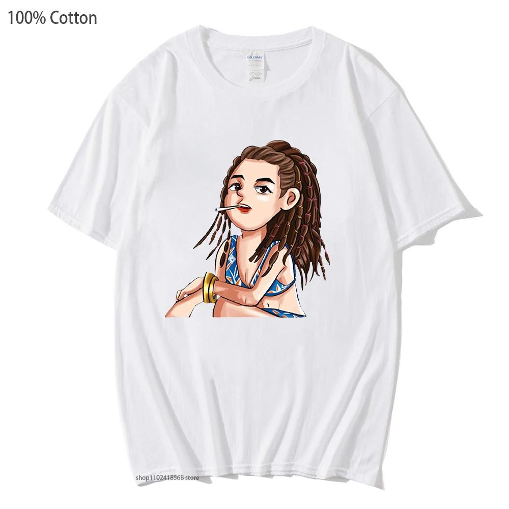 Kuina Hikari Tshirts  Anime Alice In Borderland T-Shirts Women Harajuku Tees Short Sleeve Clothes Men Y2k Shirt Cotton Tops