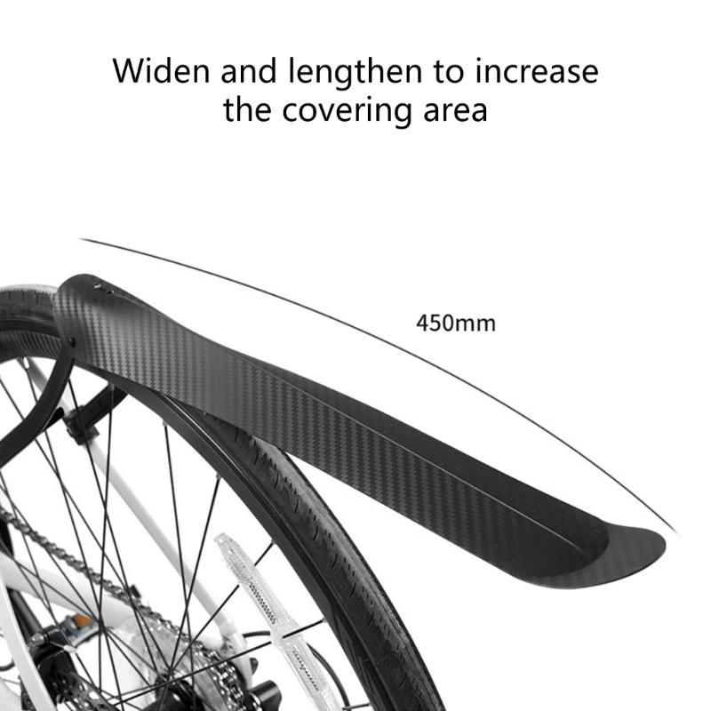 Bike Mudguard Bicycles Foldable Mudguards Portable Adjustable Bike Mud Flap Rear Mud Guard for BMX Mountain Road Bikes