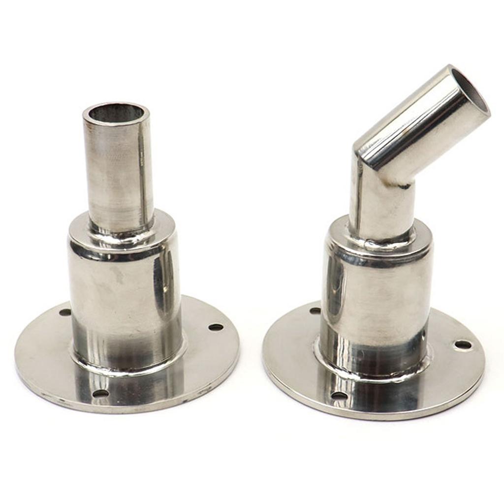 Thru Hull Exhaust Skin Stainless Steel Marine Exhaust Port Fittings for RV Boat Diesel Parking