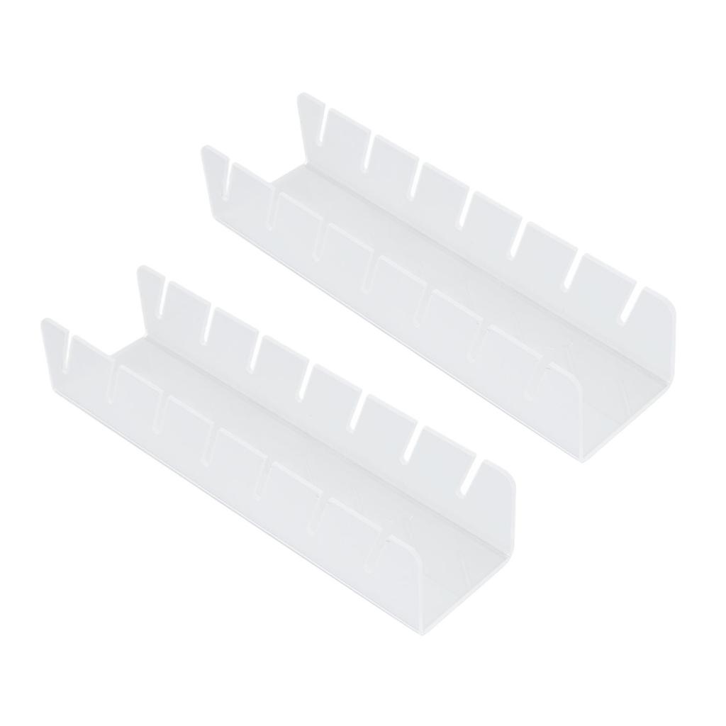 2 szt. Uchwyt na czapki Akrylowy 14 Miejsc Antypoślizgowy Wielofunkcyjny Stojak na Czapki Baseballowe do Sypialni Szafki Toaletki