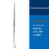 Stainless Steel Double-Ended Pimple Tweezer & Blackhead Remover Tool Set