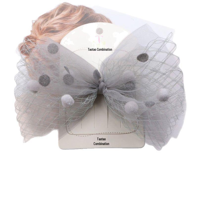 Spring Children's Bow Hair Clip - Princess Mesh Hairpin