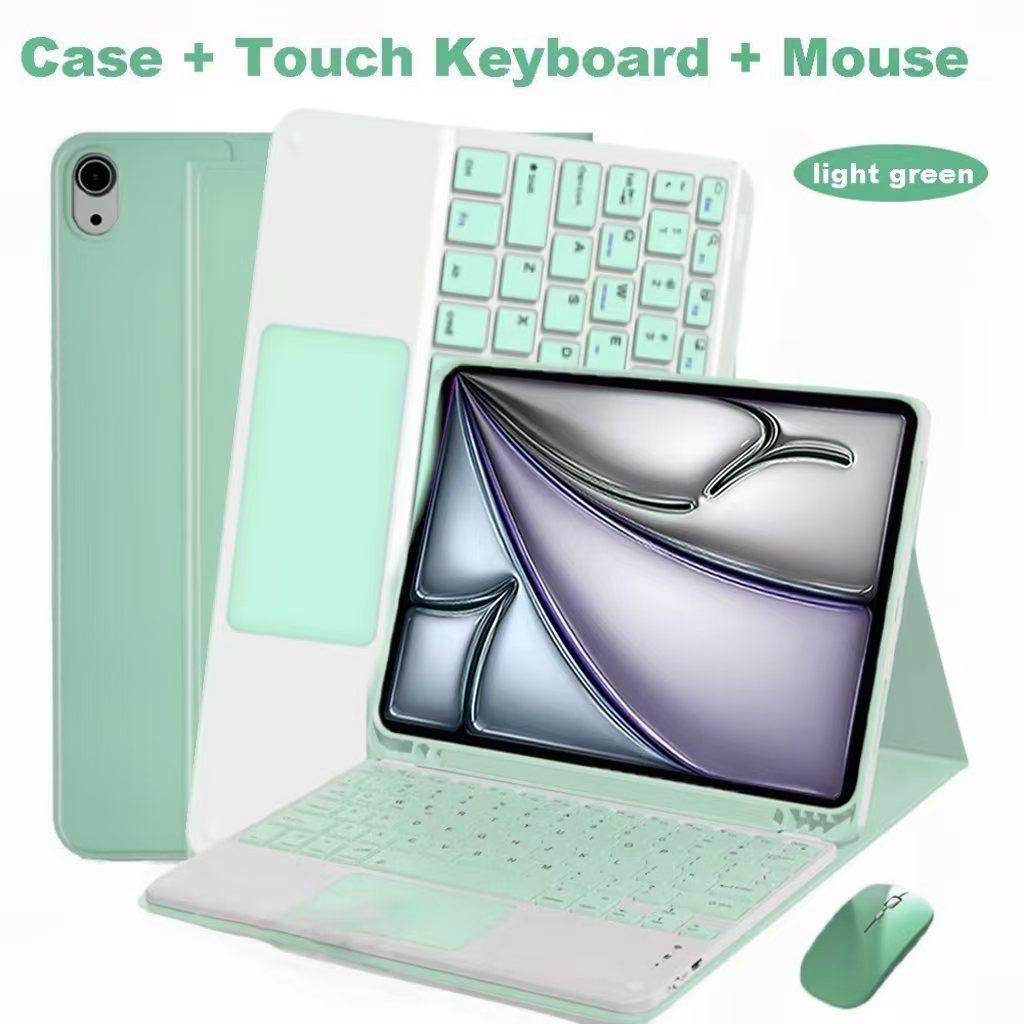 Case For iPad Air 11-inch (M4),For iPad Air 11-inch (A3459 A3460 A3463) Detachable Keyboard Case with Pen Holder