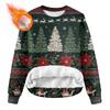 Men's Round Neck Fleece-Lined Thick Warm Sweatshirt