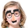 Funny Glasses Clown Glasses Costume Accessories with Eyebrows Mustache Party Favors for School Plays Comic Conventions Movie