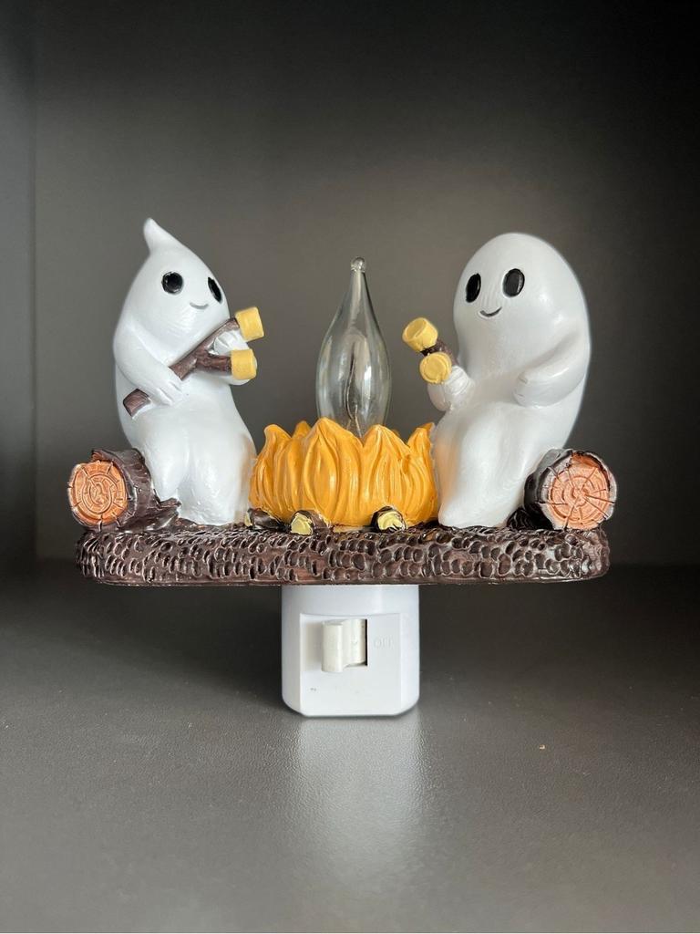 Enchanting White Ghost Night Light For Halloween Festivities And Unique Decor Items