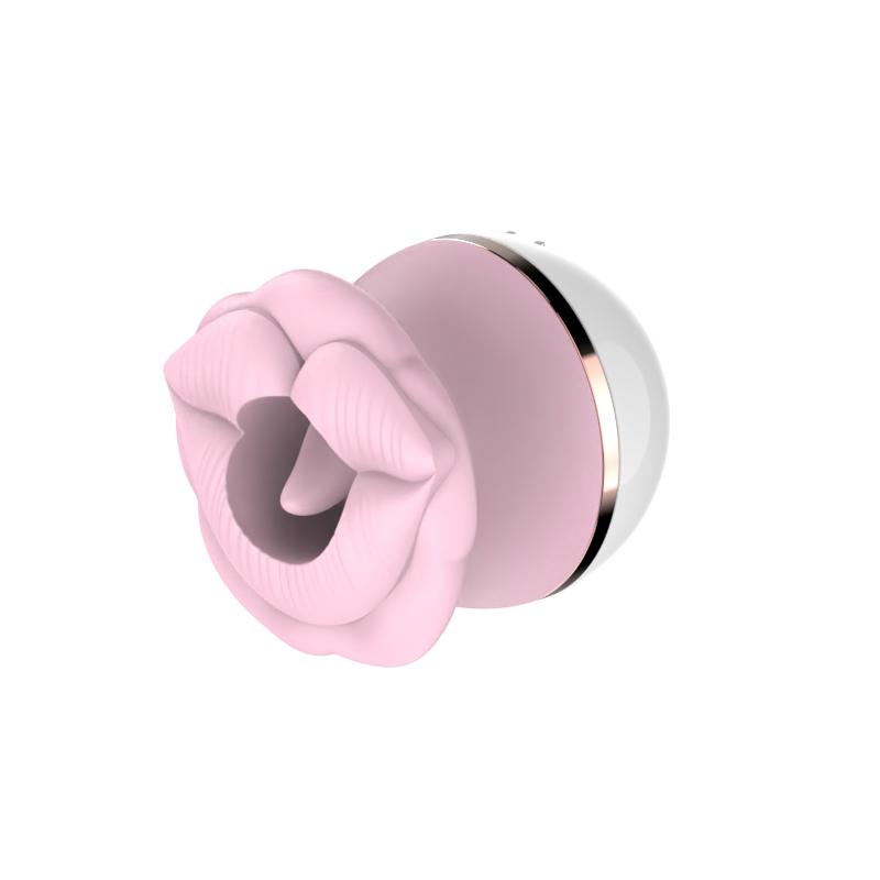 Rose Sensual Mouth Tongue Licking Suction Vibrator Adult Sex Toy Nipple Anal Oral Clitoris Stimulator Masturbation Sex Toys Adult Couples