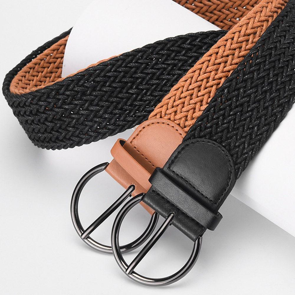 Goth Retro Wax Rope Braided Belt Wide Waist Band Fashion Waistband  Jeans Dress Skirts Accessories