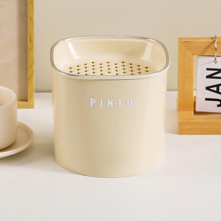 Desktop WastebasketOffice Lidless Classified Waste BoxMini Living RoomWaste Paper BasketTea Leaf Drainage Bin