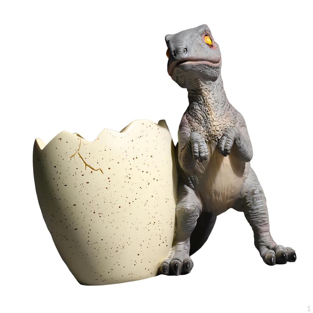 Dinosaur Pen Holder Cosmetic Brush Organizer Adorable Cute Home Decor Stylish Pencil Desk