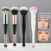 Profesionální štětce na make-up s dvojitou hlavicí 2 v 1, štětec na podklad, korektor, zvýrazňovač, pudr, tvářenka, kosmetické nástroje