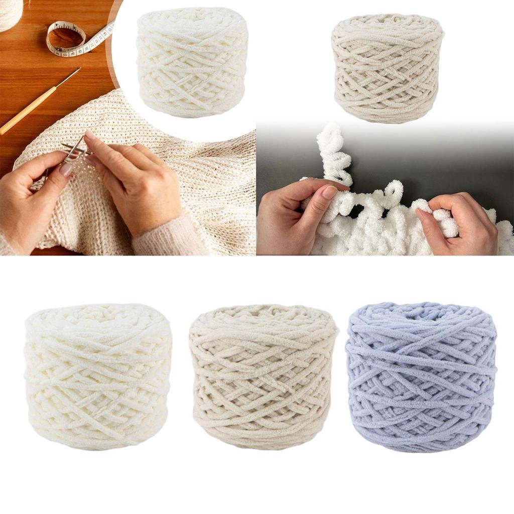 Chunky Chenille Yarn Home Decor Bulky Yarn Bulky Chunky Yarn Arm Knitting Yarn for Bags Crochet Projects Scarf Knitted Blankets