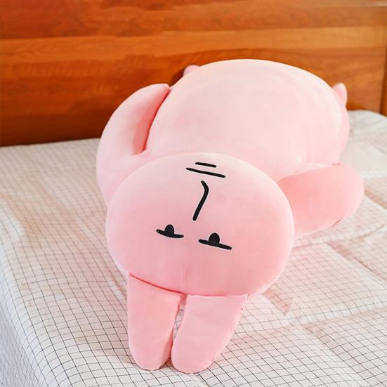 Regenbogen Hase Plüschtier Langohr Hase Körperkissen Weicher Hase Stofftiere Heimdeko Geschenk für Kinder