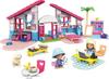 MEGA CONSTRUX Barbie Malibu House Building Blocks Set (Ages 5 and Up) 303 Pieces GWR34 Pink