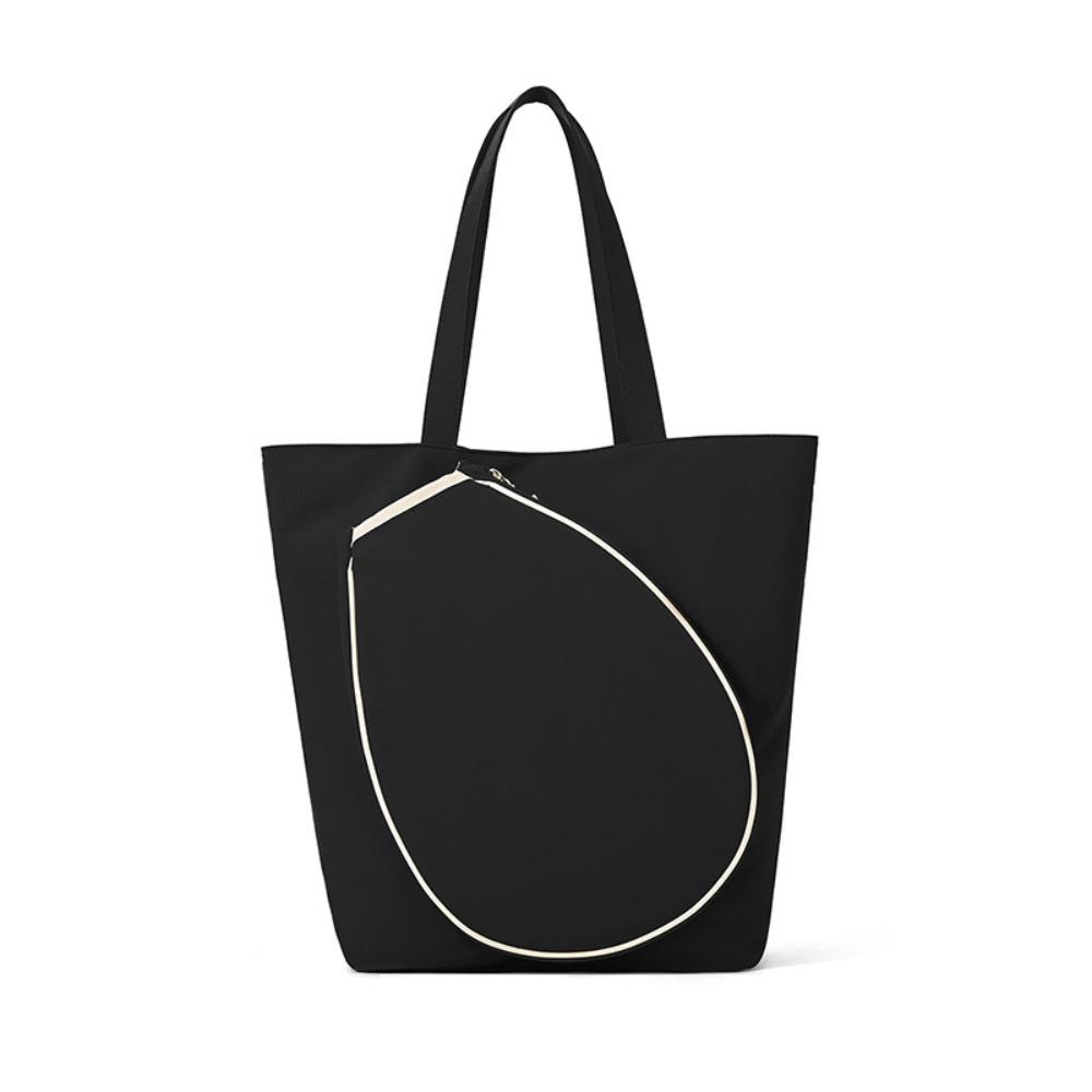 Multiple Pockets Tennis Racket Bag Nylon Sports Equipment Bag Professional Badminton Bag  Gym Pack чёрный
