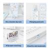 Cube shaped multifunctional student mini clip, note holder, bill holder, long tail clip, office storage