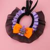 Adjustable Halloween Pet Collar With Bell Dog Pumpkin Collar Durable Pet Bow Tie  For Dogs