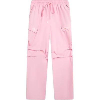 Li Ning Sports Simple Solid Color Straight Loose Comfortable Versatile Casual Pants Women Bottoms AKXV316-4