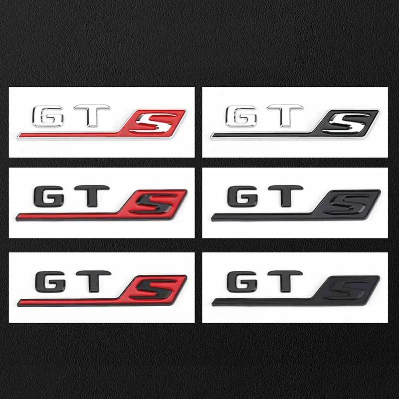 3D ABS GTR GTS GTC Logo Letter Rear Trunk Decal Emblem Badge Sticker For GT R S C GT43 GT63 C190  Car Accessories
