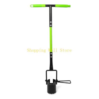 KX4B Sod Plugger For Digging Holes Long Handheld Crocus Planter Nonslip Ergonomic Handle Garden Digging Holes Tool For Soil