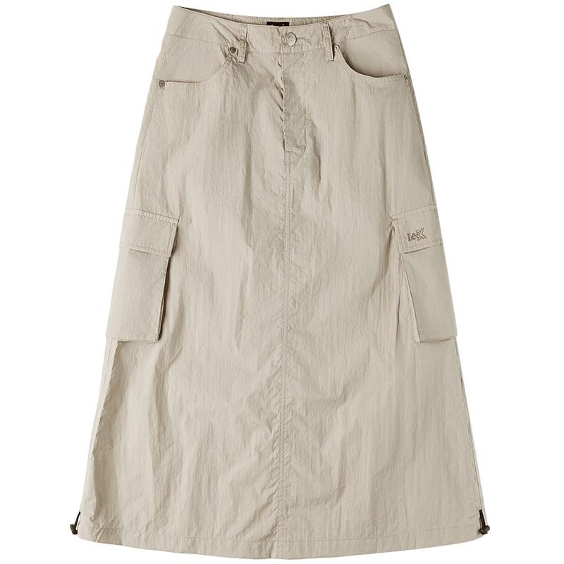 Lee Women s Lightweight Nylon Parachute Skirt with Adjustable Drawstring S