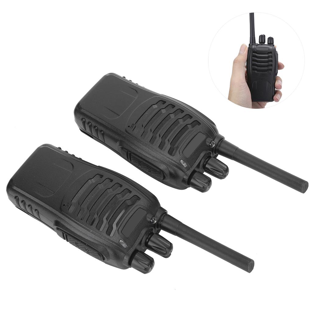 2 buc Walkie Talkie pentru Baofeng BF‑888H 400‑470MHz 16CH Încărcare USB Walkie Talkie Portabil Mufă UE