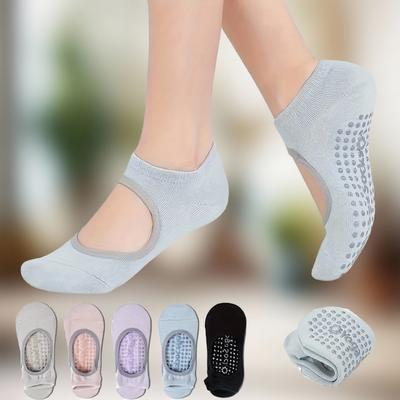 Professional Women Yoga Socks Silicone Grip Non Slip Pilates Ballet Workout Gym Fitness Sports Socks