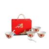 APLO Nordic Persimmon Ruyi Ceramic Tableware Set
