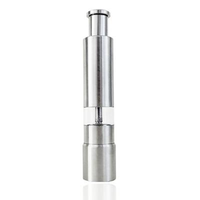 Küche Edelstahl manuelle Daumen drücken Salz Gewürz Sauce Mühle Pfeffermühle