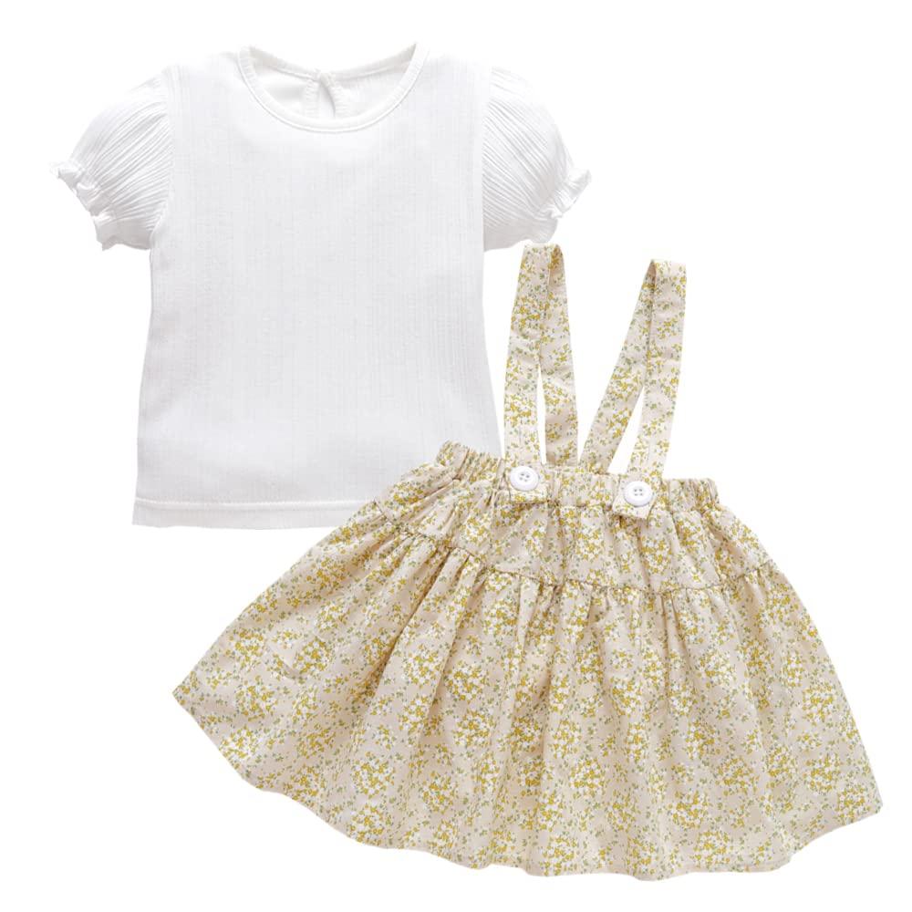 

Baby Nest Baby Cotton Floral Size Ages Months Girls One-Piece Set, 100% Romper, Overalls, Print, Yellow, 66, 3-6