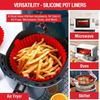 Fryer Silicone Pot  Fryers Oven Accessories Replacement For Paper Liners