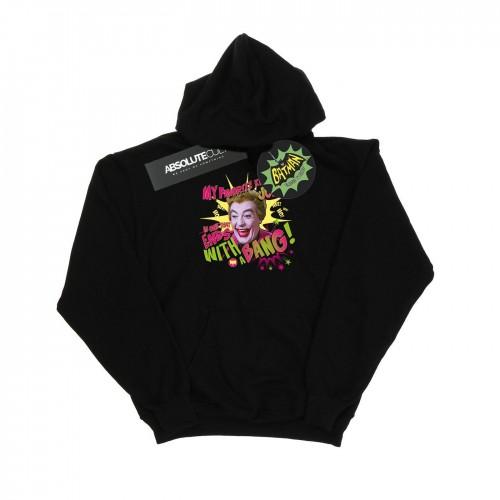 DC Comics Mens Batman TV Series Joker Bang Hoodie