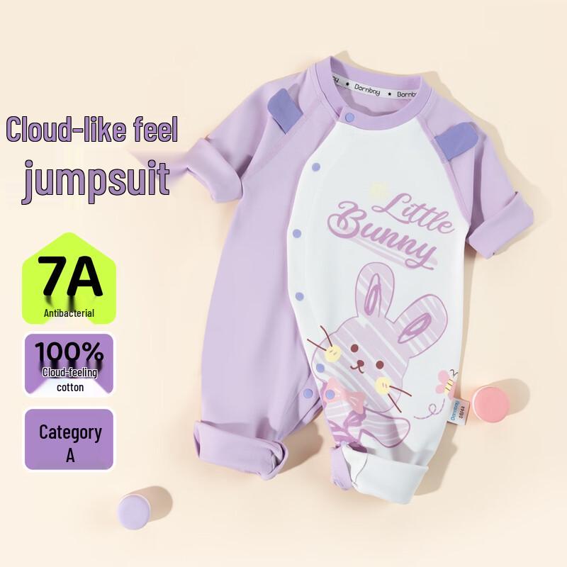 

Beibeiyi 7A Antibacterial Girls Cartoon Warm Bodysuit Romper 59/44